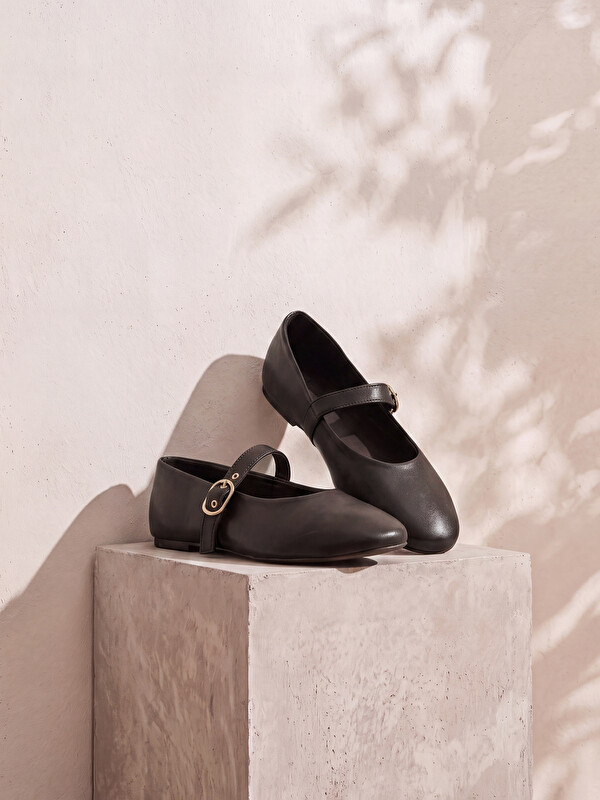 LCW STEPS Balerina lëkure origjinale për gra