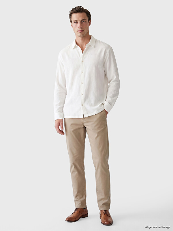 LCWAIKIKI Classic Slim Fit Men's Chino Trousers