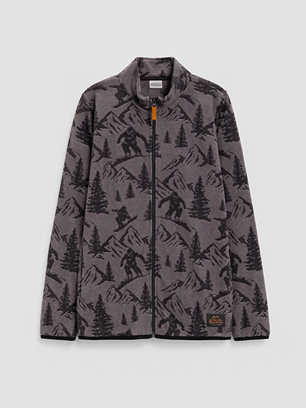 LCW Kids Mock Neck Boys' Polar Zippered Sweat