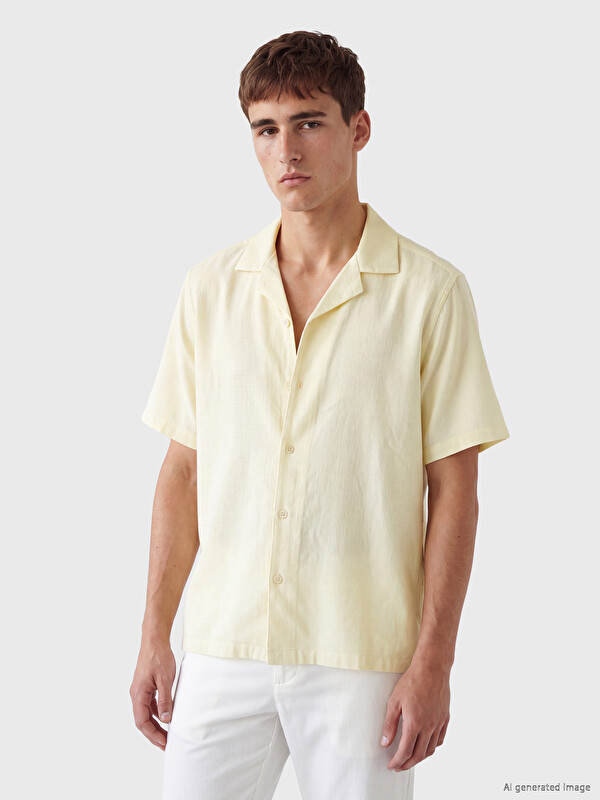 LCW Vision Regular Fit Dobby Men's Shirt