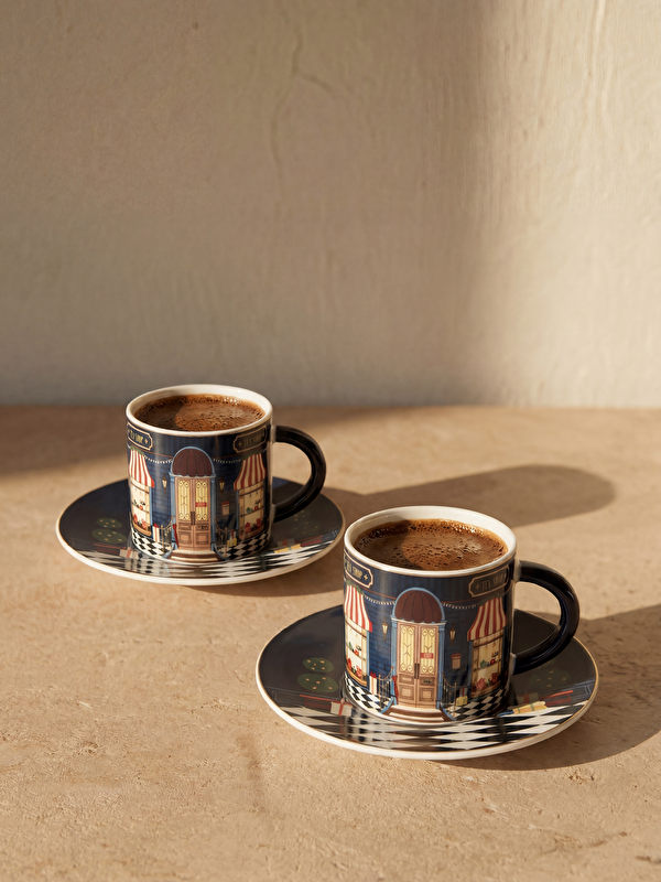 LCW HOME Yılbaşı Temalı Kahve Fincan Takımı