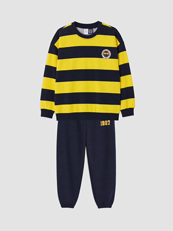LCW Kids Fenerbahçe Çizgili Erkek Çocuk Takım