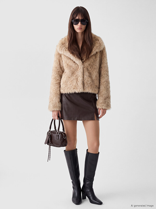 XSIDE Woman Brown Skort