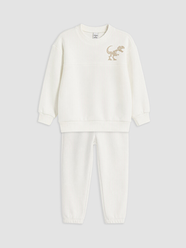 LCW Kids Ensemble de survêtement épais brodé pour garçons