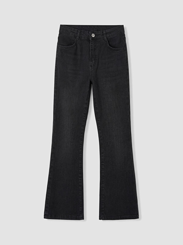 LCW Kids İspanyol Paça Kız Çocuk Jean Pantolon
