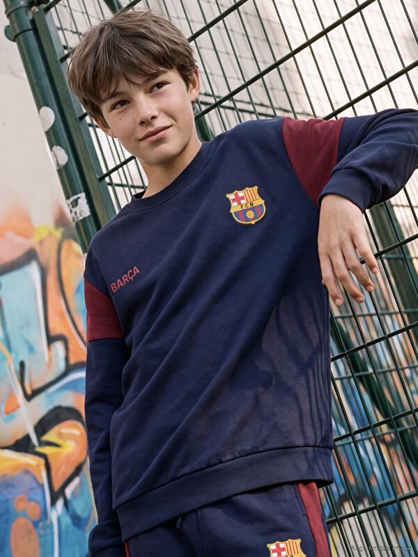 LCW Kids Bluzë sportive FC Barcelona për djem