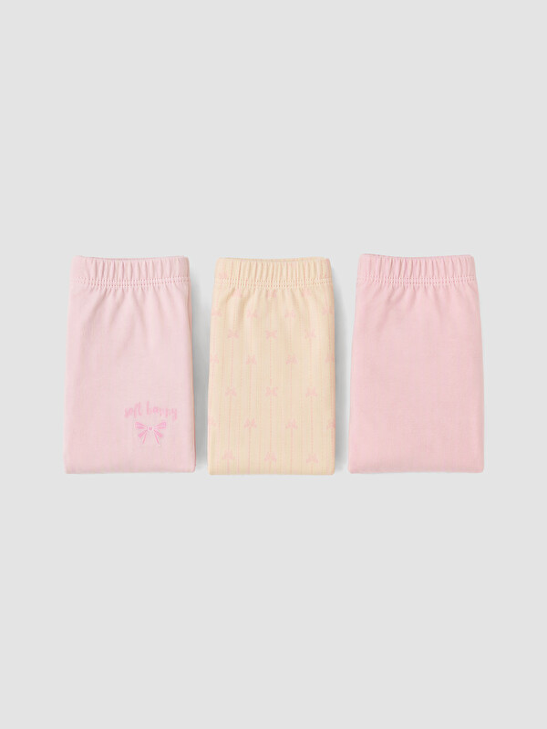 LCW Kids 3'lü Kız Çocuk Boxer