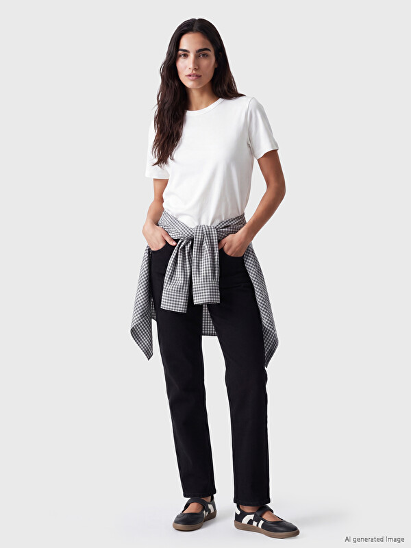 LCW Jeans Straight Fit Kadın Jean Pantolon