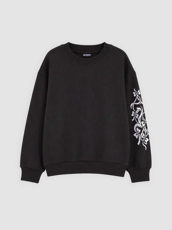 LC WAIKIKI Baskılı Kız Çocuk Sweatshirt
