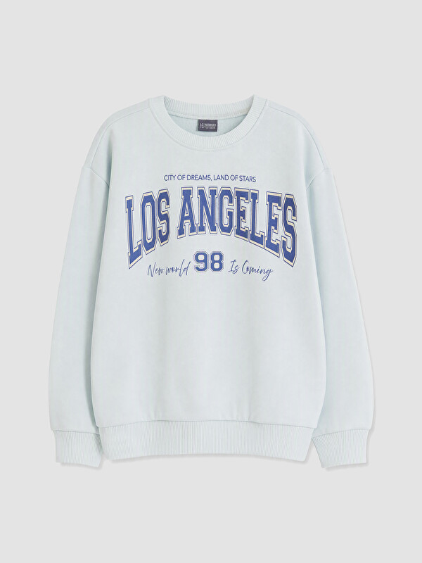 LC WAIKIKI Los Angeles Baskılı Kız Çocuk Sweatshirt