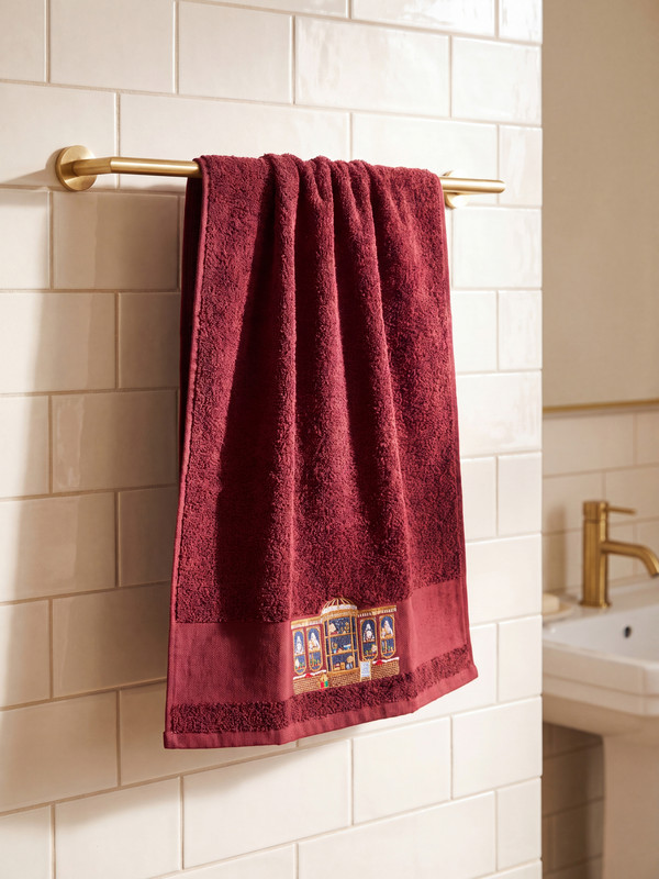 LCW HOME Embroidered Cotton Face Towel 50x80 cm