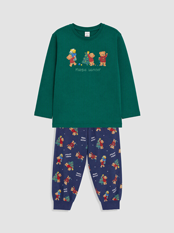 LCW Kids New Year Themed Boys' Pyjamas Set