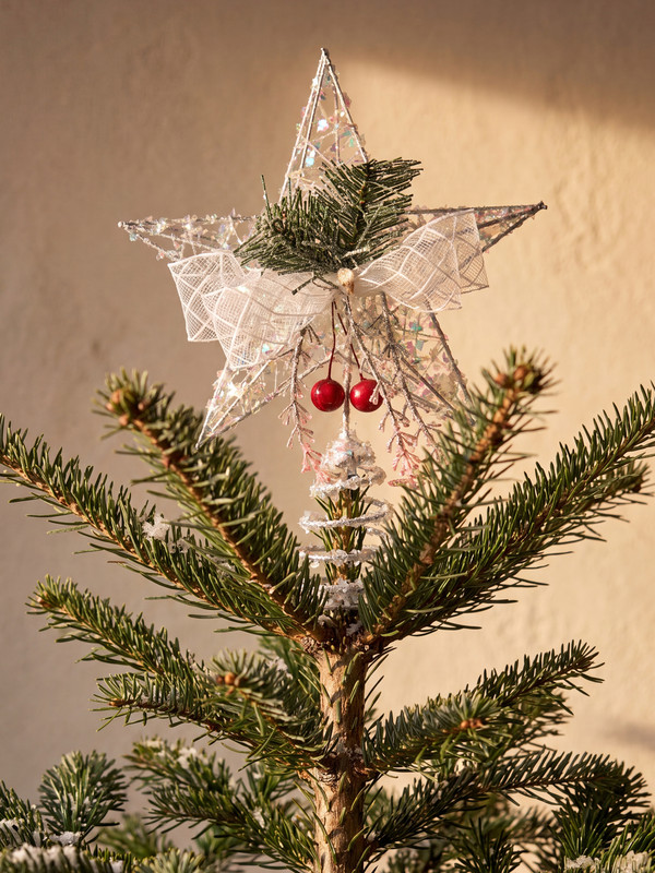 LCW HOME Star Shaped New Year Tree Topper