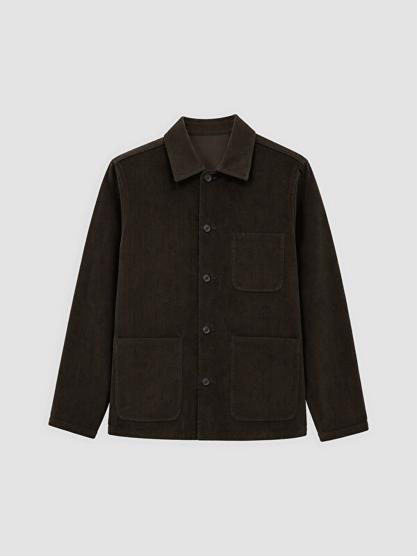 SOUTHBLUE Shirt Collar Men's Blazer Jacket