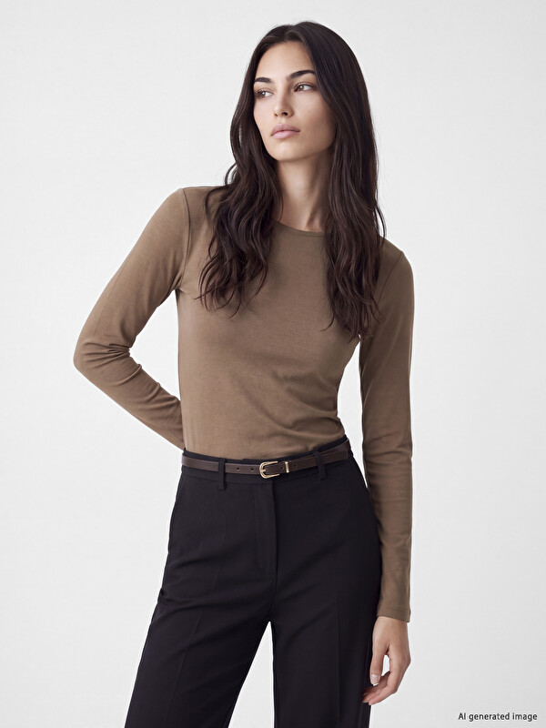 LCW EVERYDAY Bisiklet Yaka Kadın Body