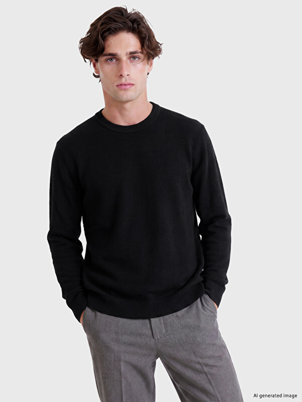 LCW Vision Crew Neck Men's Knitwear Sweater
