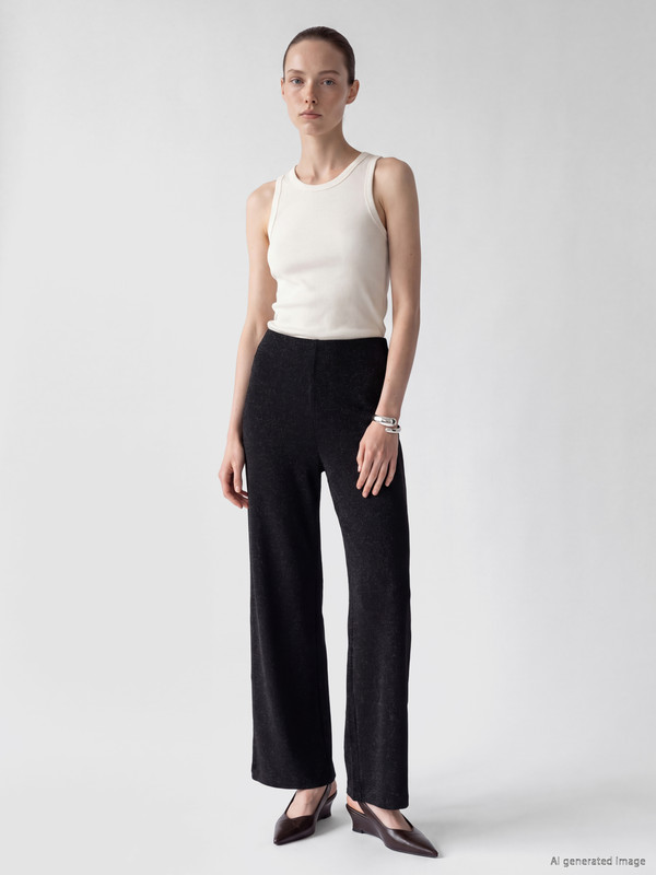 LCW Comfort Shiny Look Women's Trousers