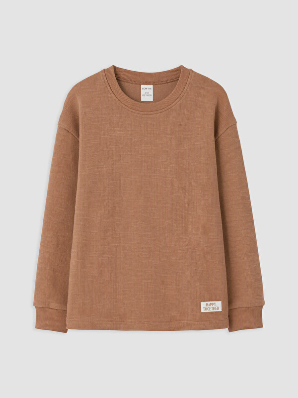 LCW Kids Boy Brown T-Shirt