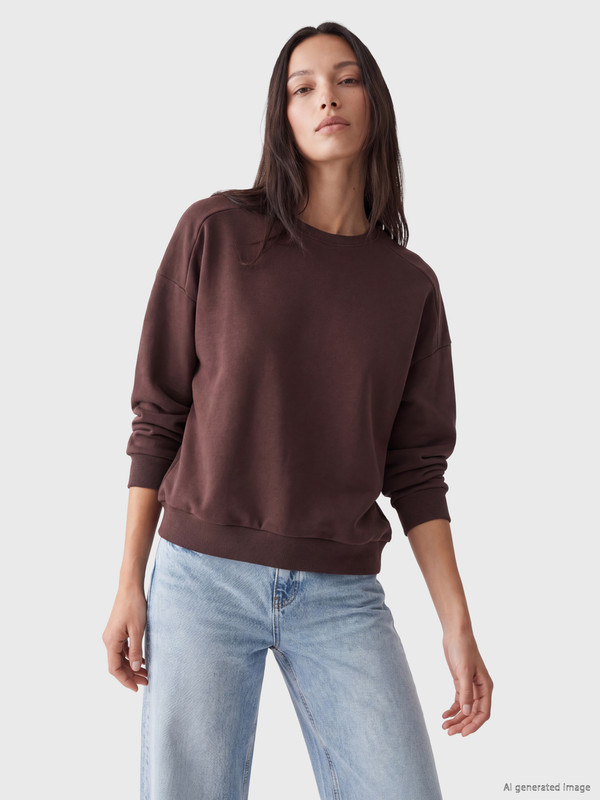 LC WAIKIKI Oversize Kadın Kalın Sweatshirt