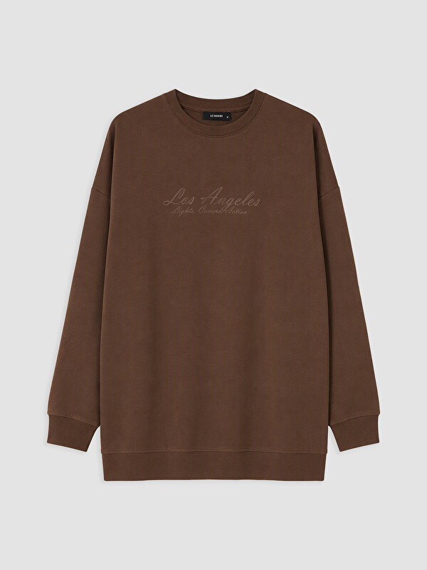 LC WAIKIKI Baskılı Kadın Sweatshirt Tunik