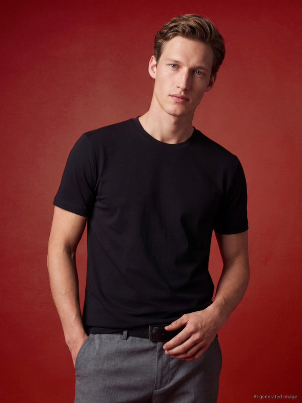 SOUTHBLUE Crew Neck Interlock Men's T-shirt