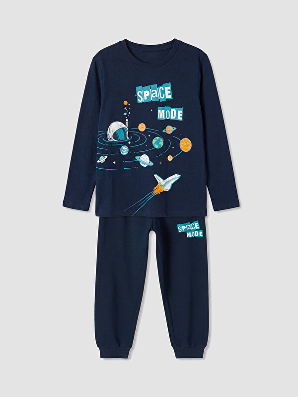 LCW Kids Dječak Tamno Plava Pidžama set