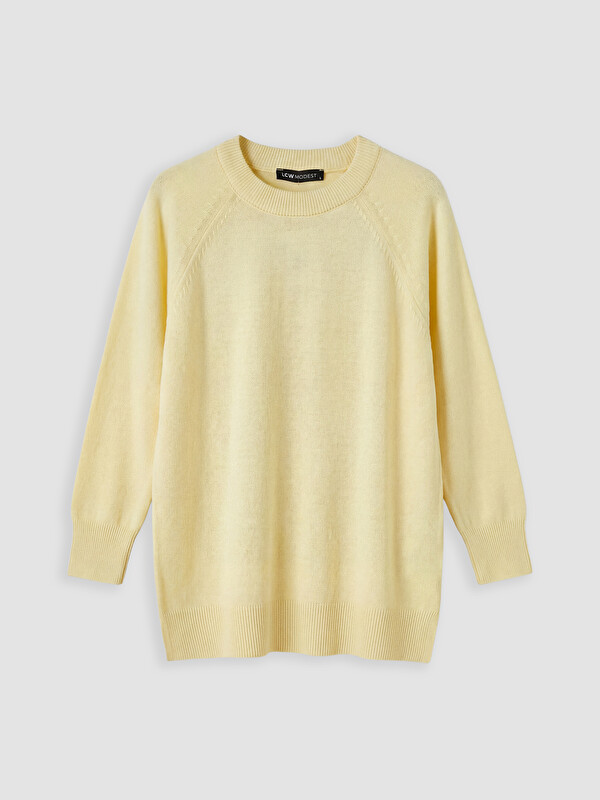 LCW Modest Bisiklet Yaka Kadın Triko Tunik
