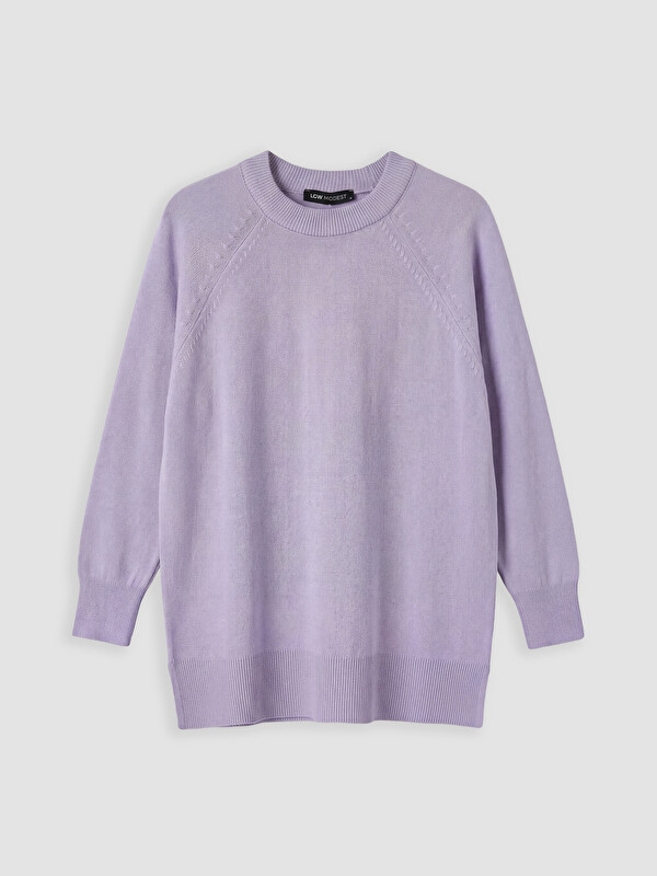 LCW Modest Bisiklet Yaka Kadın Triko Tunik