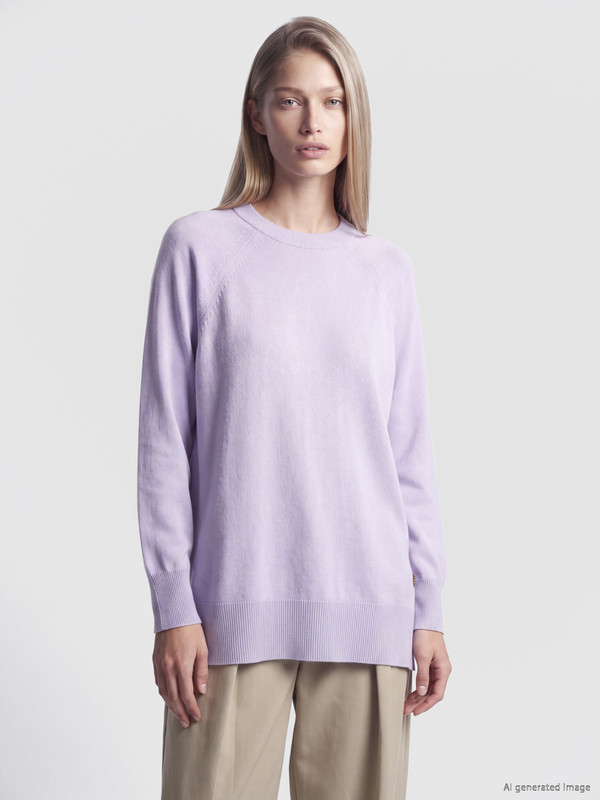 LCW Modest Crew Neck Women's Knitwear Tunic