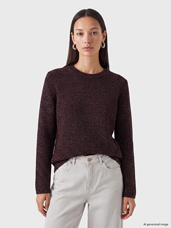 LCW EVERYDAY Crew Neck Women's Knitwear Sweater