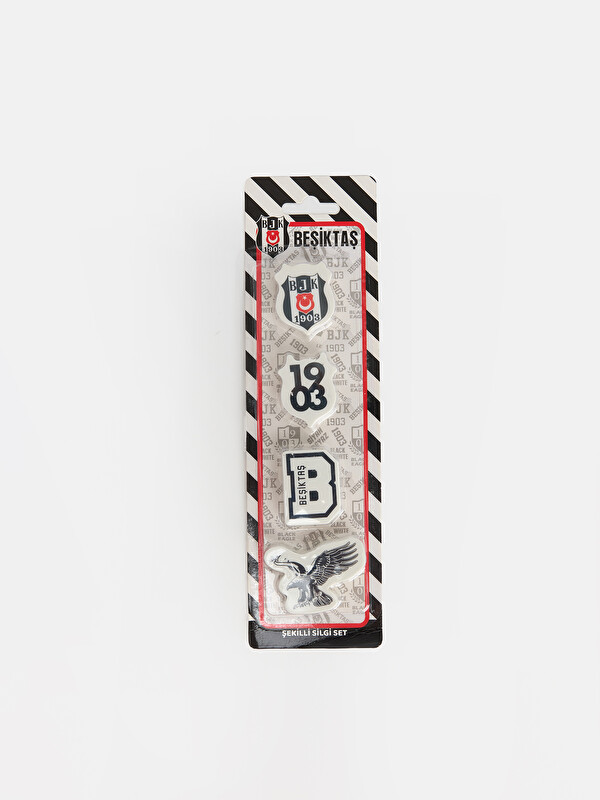 LCW JOY Beşiktaş Baskılı Silgi Seti 4'lü