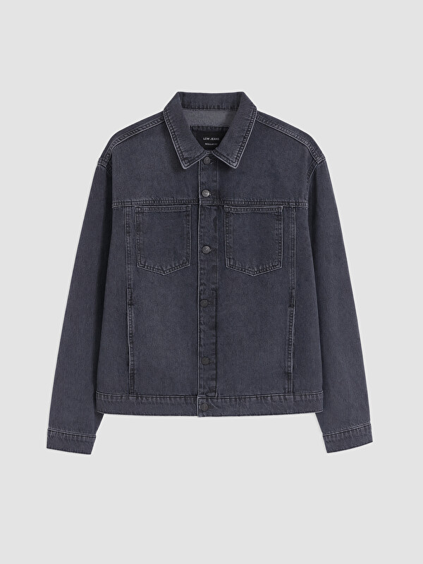 LCW Jeans Man Grey Denim Jacket