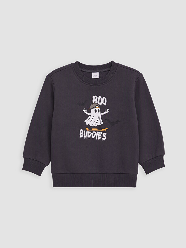 LCW Kids Printed Boys' Thick Sweatshirt