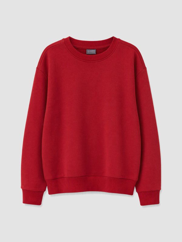LC WAIKIKI Bisiklet Yaka Kız Çocuk Sweatshirt