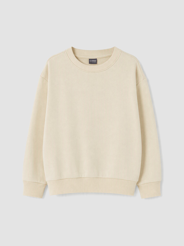 LC WAIKIKI Bisiklet Yaka Kız Çocuk Sweatshirt