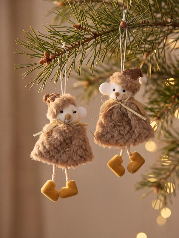LCW HOME 2 Pack Hangable New Year Ornament