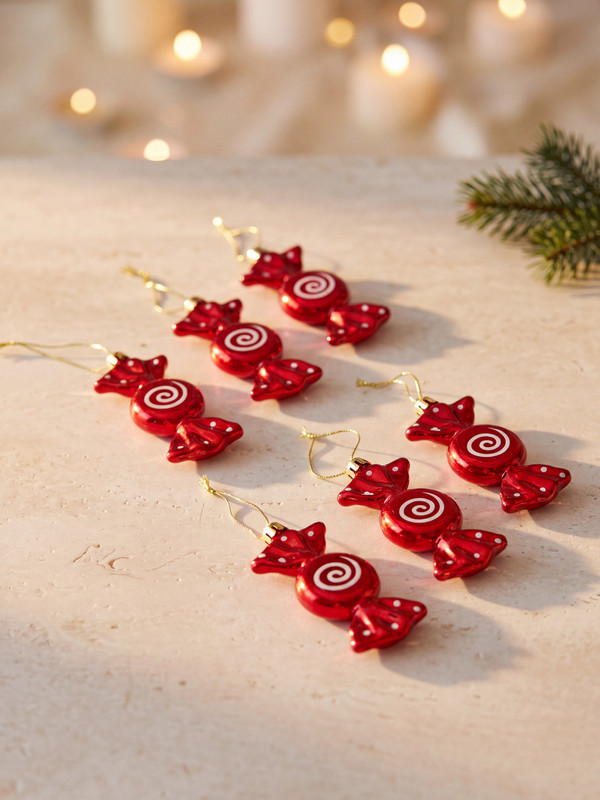 LCW HOME 6-pack New Year Ornament