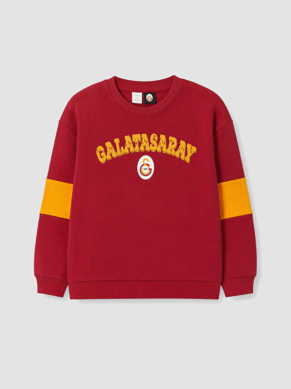 LCW Kids Galatasaray Printed Boys' Thick Sweatshirt