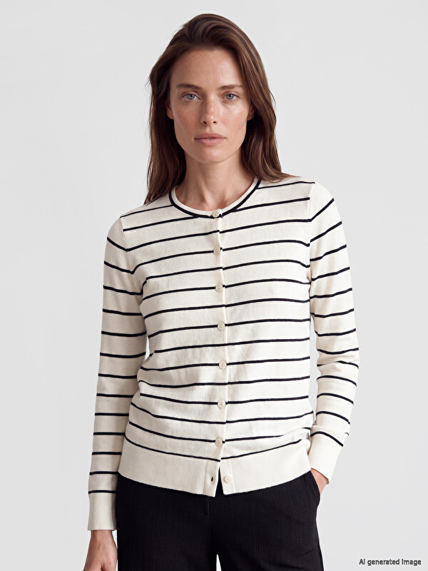 LCW Grace Woman Beige Cardigan
