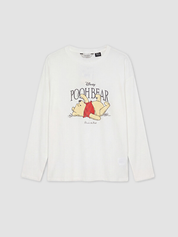 LCW Young Winnie the Pooh Baskılı Kadın Pijama Üst