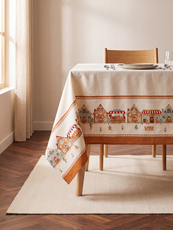 LCW HOME Yılbaşı Temalı Masa Örtüsü 150x200 cm