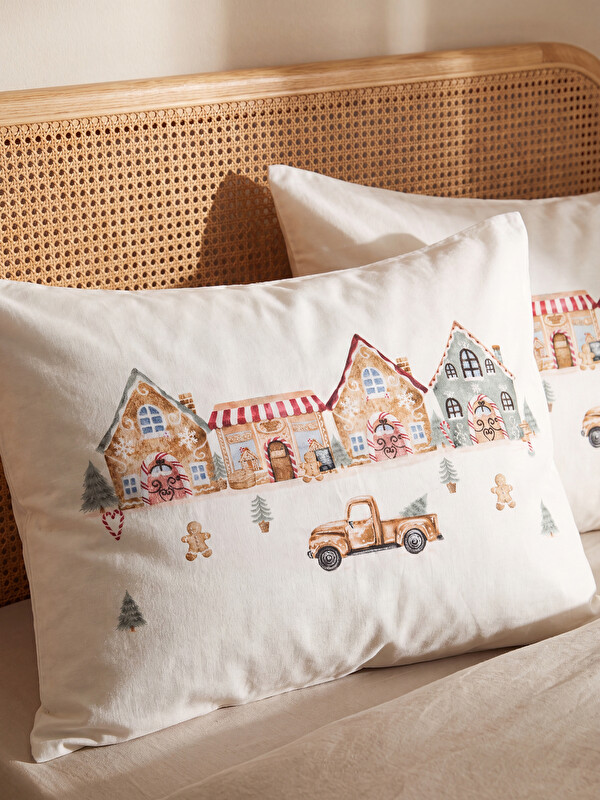 LCW HOME 2'li Yılbaşı Temalı Yastık Kılıfı 50x70 cm