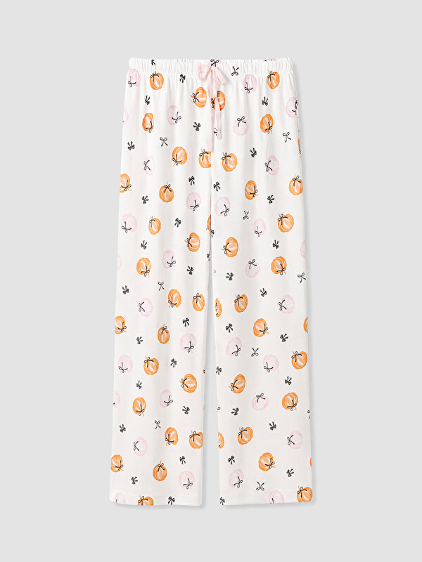LCW Young Beli Lastikli Desenli Kadın Pijama Altı