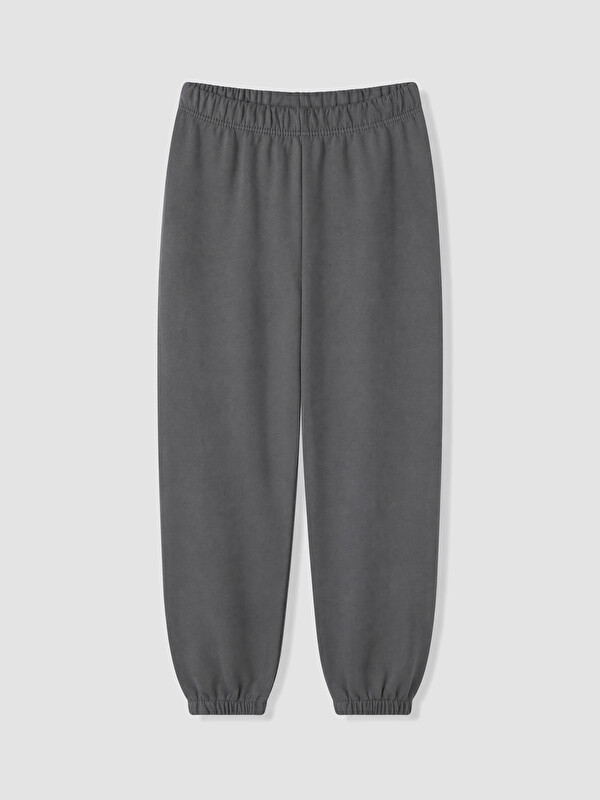 LCW ECO Beli Lastikli Kız Çocuk Jogger Eşofman Altı