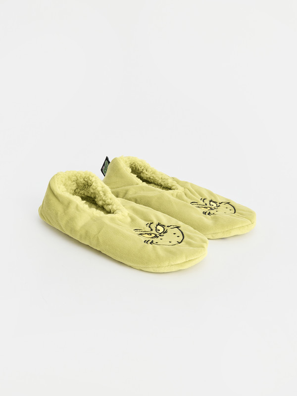 LCW ACCESSORIES Grinch Embroidered Men's Ankle Sock