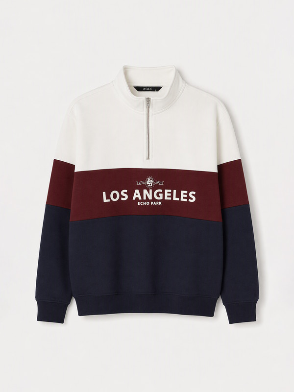 XSIDE Mock Neck Men's Thick Sweatshirt