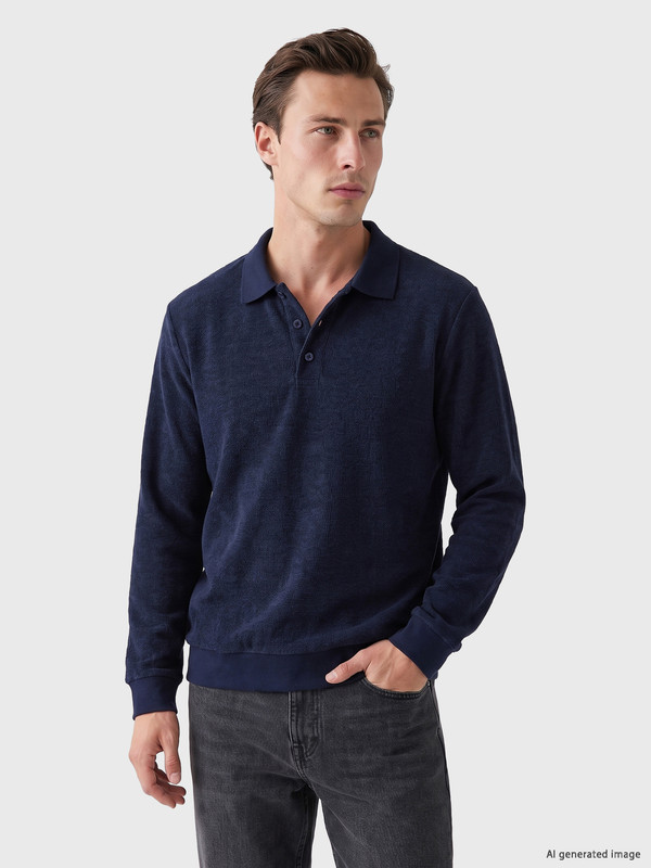 LCWAIKIKI Classic Bluza sportive me jakë polo për burra
