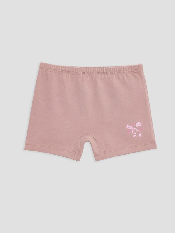 LC WAIKIKI Standart Fit Kız Çocuk Baskılı Boxer