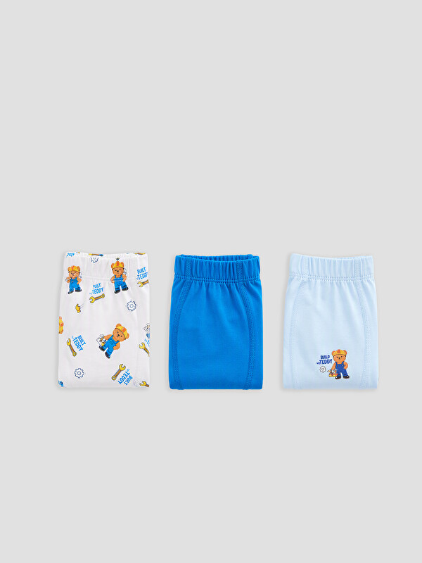 LCW Kids 3'lü Baskılı Erkek Çocuk Boxer