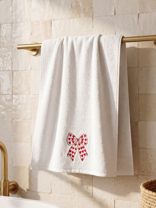 LCW HOME бантигі кестеленген мақта бетке арналған сүлгі 50x80 cm
